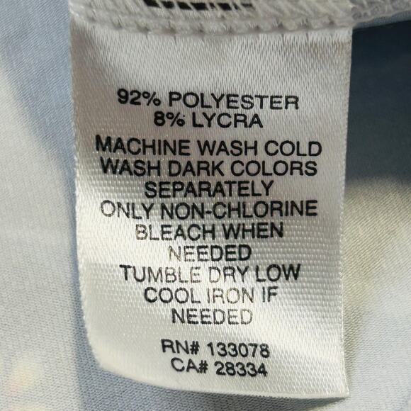 Lucky in Love Womens Large Long Sleeve Rash Guard Mesh Trim Tennis Top - Picture 14 of 14